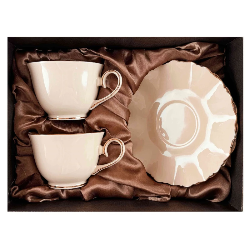 Sada šálok 2+2 Malaga Cream 250ml porcelán