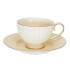 Sada šálok 6+6 Vanesa Cream 230ml porcelán