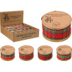 Stuha vianočná Scottish 3,8cm/2,7m