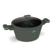 Hrniec s pokr. 24cm Matte Green 8201N