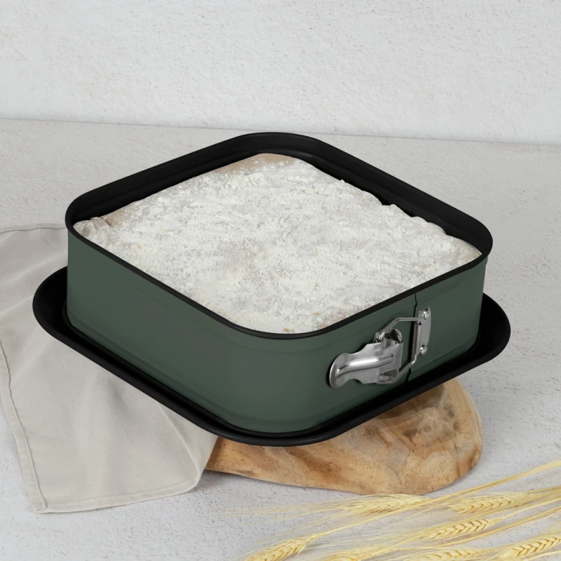 Forma na tortu 28x28cm Matte Green 8668